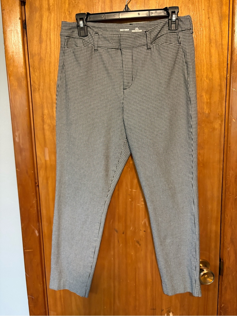 Old Navy Pixie High Rise Black and White Pants